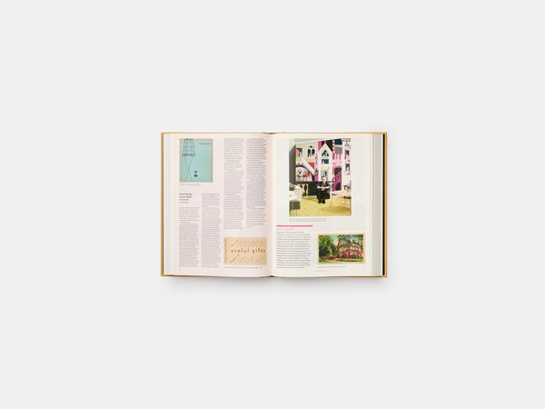 Because the book is organized chronologically, it's possible to trace concepts, color stories, materials and processes, and design culture at large over the course of the 10 chapters.