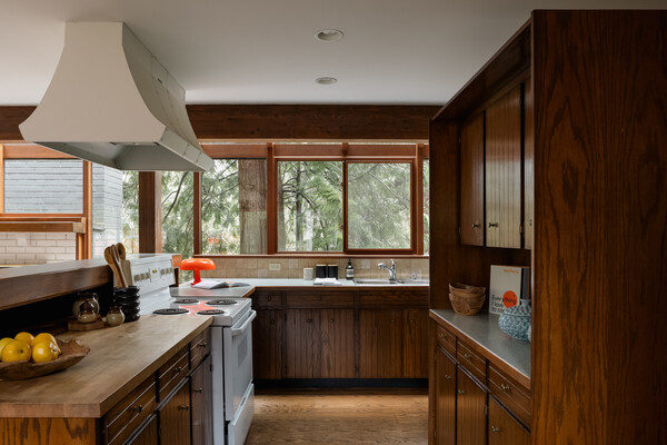 The home was designed by John Perkins, an award-winning Canadian architect who shaped much of Whistler Village.