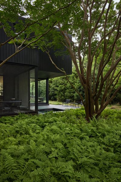 New York-based firm Khanna Schultz built a net-positive home in the Hamptons inspired by Japanese design.