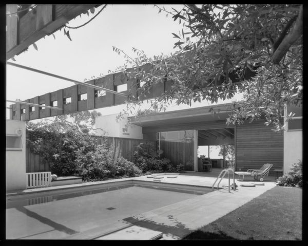 The Benedict and Nancy Freedman House by Richard Neutra before it was destroyed by the Palisades fire on January 7th.