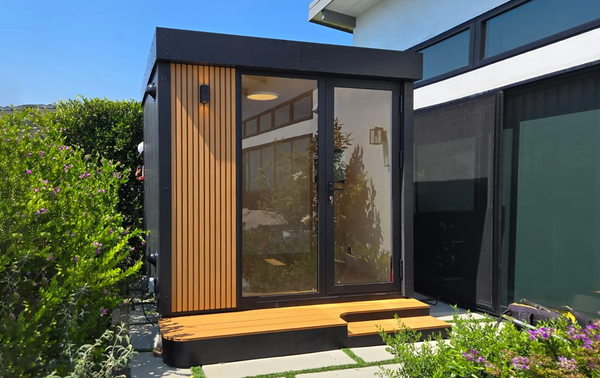 The energy-efficient design includes weather-resistant siding, a single input line to conceal wiring and six adjustable foundation options to allow for simple installation.